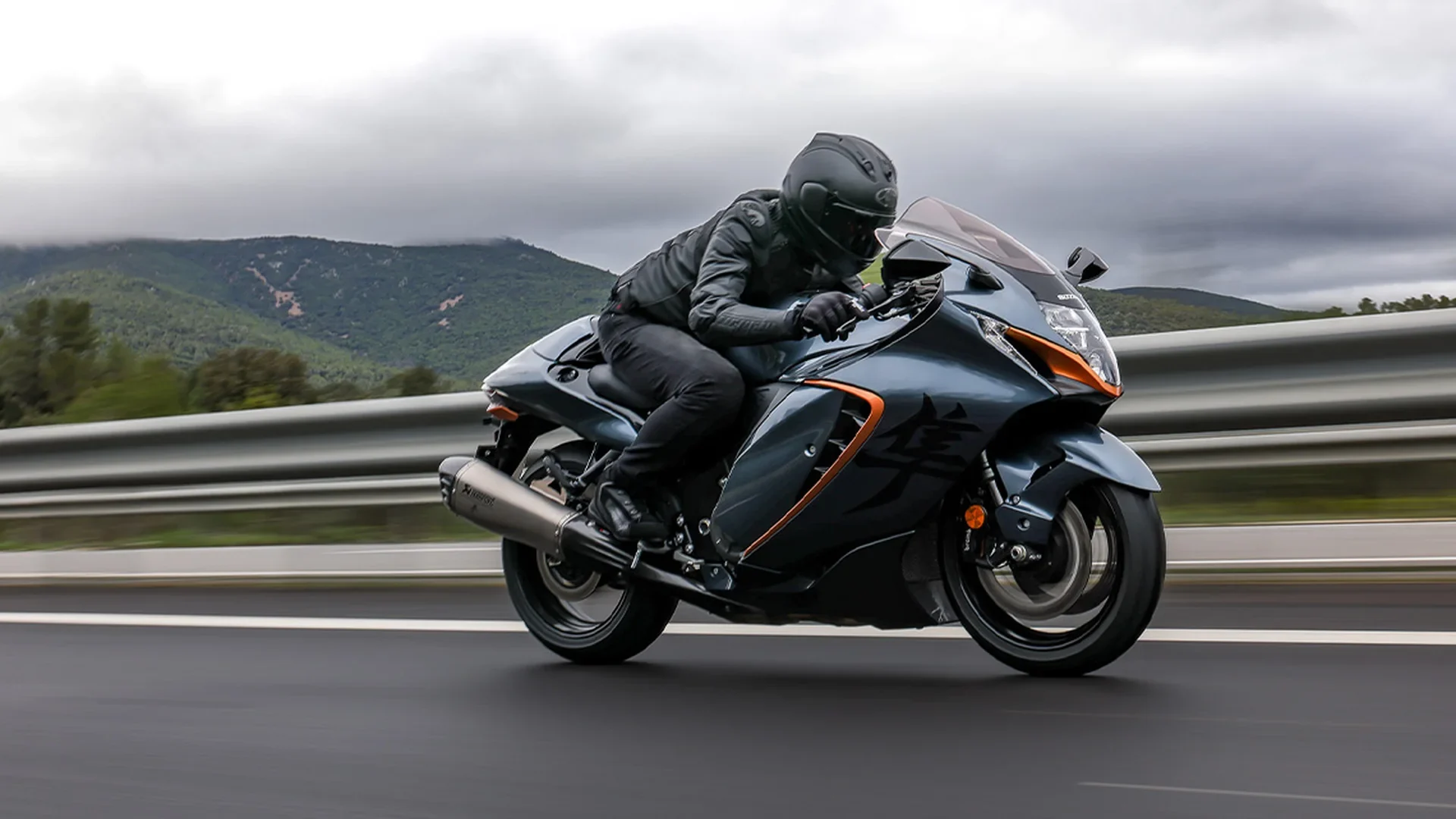 Suzuki Hayabusa lancée sur route ouverte